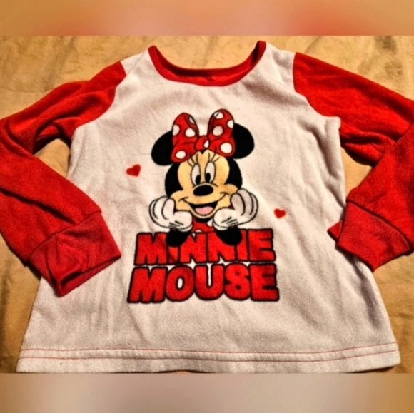 Minnie Mouse Fleece PJs | 5T | Toddler | Disney Junior | Pants | Shirt | Set - Picture 2 of 10